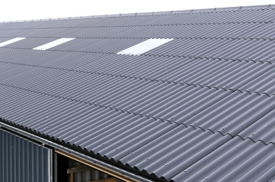 Dachisolierung mit Wellplatten