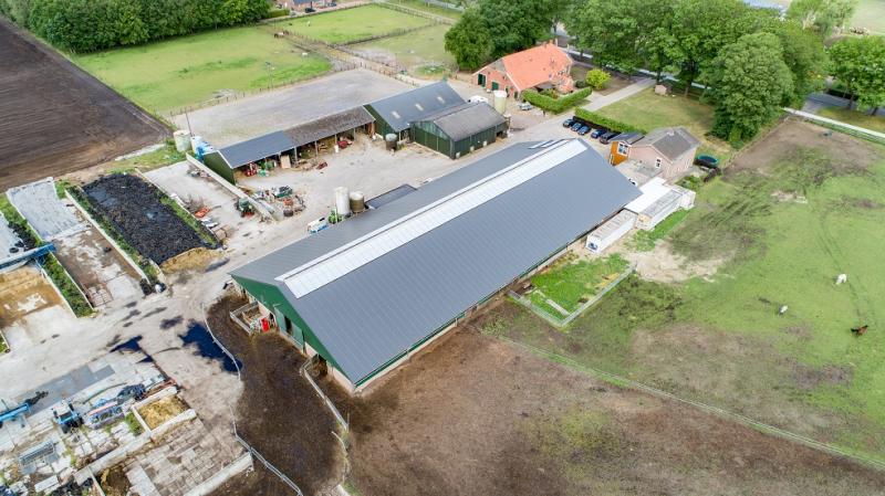 Neues dach kuhstall